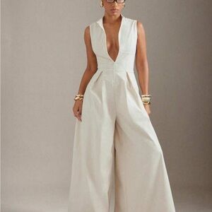 SHEIN Chic White Jumpsuit